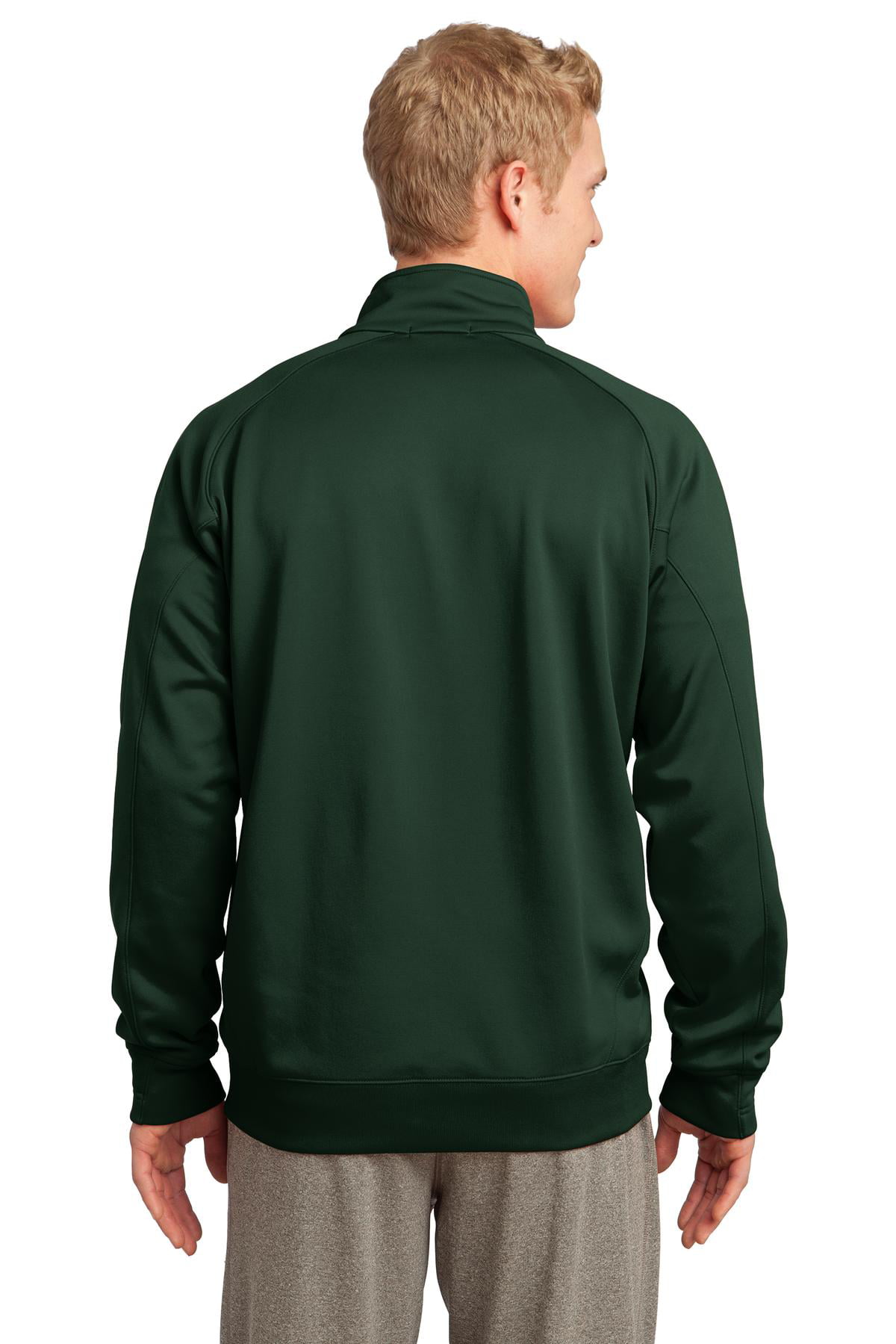 Sport-Tek Tech Fleece 1/4 Zip Pullover-S (Forest Green) - Walmart.com