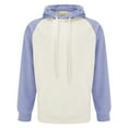 thumbnail image 4 of WEAIXIMIUNG Mama Sweatshirt Plus Size 4X Womens Casual Long Sleeve Solid Knitting Ribbed Print Hoodie Sweatshirts with Pocket Matching Color Sweatshirts, 4 of 5