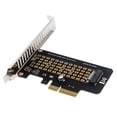 thumbnail image 1 of Adaptador M.2 NVMe SSD a PCIE X4 Velocidad completa para Windows/Mac/Linux (Altura completa), 1 of 4
