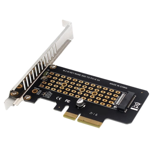 Adaptador M.2 NVMe SSD a PCIE X4 Velocidad completa para Windows/Mac/Linux (Altura completa)