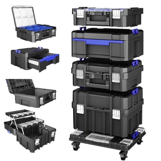 Husky 22 in. Connect Rolling System Tool Box Storage Organizer