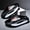 Black, variant on Men's Couple's Trendy Fashionable Versatile Outdoor Breathable Soft-Soled Cloud Travel Slippers