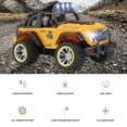 thumbnail image 3 of 322221 1/32 RC Racing Car 2.4GHz Off-Road Truck with Lights (Yellow), 3 of 10