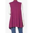 thumbnail image 2 of TheMogan Gilets Longs pour Femmes Sans Manches Légers Cardigan Ouvert, 2 of 7