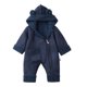 thumbnail image 2 of Mono de moda para exteriores con capucha para niños, grueso, cálido y forrado con forro polar para niños y niñas., 2 of 9