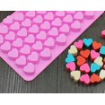 thumbnail image 2 of Silicone Mold Mini Heart Shape Silicone Ice Cube Molds Trays/chocolate Mold Pink Set Of Two, 2 of 5