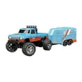 thumbnail image 1 of Vogacara Mini Rc camión y remolque 1/64 Control remoto Monster Rc USB recargable cuerpo luces Monster Car Juguetes A, 1 of 6