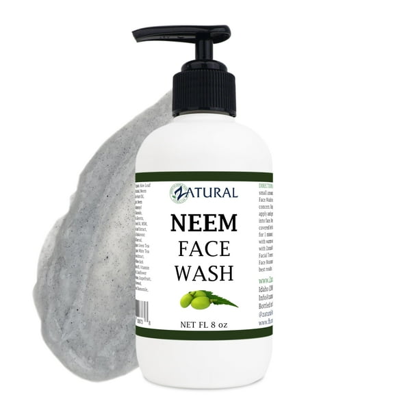 Zatural Neem clarifying Face Wash Normal to Oily Skin with Natural, Vegan Friendly, Paraben Free, SLSSLES Free