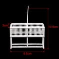 thumbnail image 2 of Uxcell PP Slides Rack Microscope Slides Rack 24 Positions Staining Rack for Research Experiments White, 2 of 5