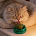 thumbnail image 2 of Clearance! Interactive Cat Chew Ball Toy with Natural Catnip, Rolling Wobble Pet Teething Toy, Teeth Cleaning Plaything for Indoor Cats, Boredom Relief Cat Enrichment Toy, 2 of 4