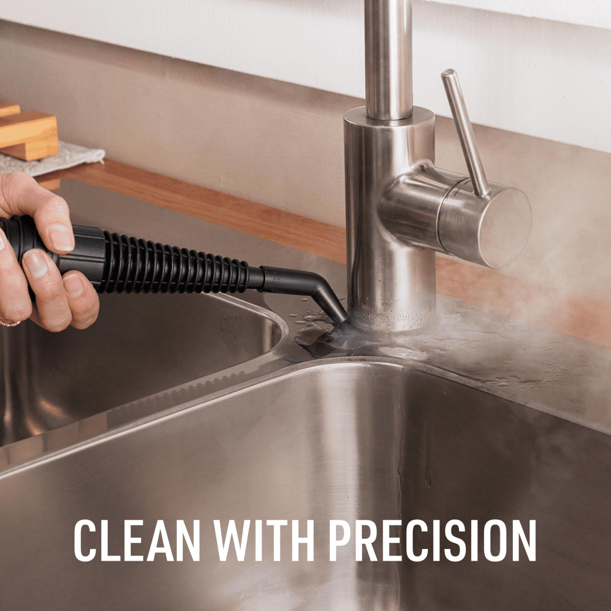 Hoover Corded Handheld Steamer Steam Cleaner, Clothes, Bathrooms, Kitchens, with 5 Specialized Tools, Compact, WH25010