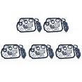 thumbnail image 1 of 5X K155900A 155400 DPO AL4 Maître de Révision de Transmission Auto Kits de Réparation Demi-Arbre Joint d'Huile Pour,5 Ensemble x Kits de Réparation de Transmission Auto,Noir, 1 of 5