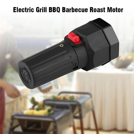 Knifun  Barbecue Grill Motor,Electric Grill BBQ Barbecue Roast Motor 1.5V Battery Operated Black