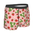 thumbnail image 2 of KLL Strawberries Men's Cotton Boxer Briefs Underwear-Medium, 2 of 8