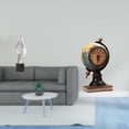 thumbnail image 2 of Estatua abstracta de globo terráqueo, figura decorativa moderna, escultura de resina, reloj de mesa, adorno coleccionable para el hogar, la oficina, e, 2 of 8