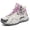 Gray Purple, variant on Gexuosn Women's Hiking Boots Outdoor Trekking Backpacking Mountaineering Non-Slip Lightweight Boots,Black