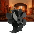 thumbnail image 4 of Ventilador De Calor Para Chimenea, Mayor Volumen De Aire, Ventilador De Estufa Negra, 6 Aspas Para El Hogar ANGGREK Ocean Broad Surfboard Fins, 4 of 8