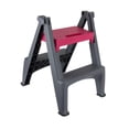 thumbnail image 4 of Escalera plegable con pedal antideslizante, versátil, liviana, de 330 lb, para lavado de autos, de 2 escalones, para la vida diaria, construcción Rojo, 4 of 9