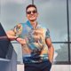 thumbnail image 4 of Balery Sailing Ship Ocean Sunset Camisa Polo de Hombre con Estampado, de Manga Corta y Tejido Medio, Camisa Tipo Golf Polo-4X-Large, 4 of 6