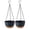 2pc-Gray, variant on Inerposs Hanging Basket Planter, Automatic Water Absorption Pot, Indoor Outdoor Flower Pot, Space-Saving Plant Holder, Versatile Greenery Display for Home and Office