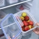 thumbnail image 5 of Recipientes para Almacenar Fruta en el Refrigerador, Contenedor de Alimentos de Cocina con Colador Extraíble, Caja de Almacenamiento para Congelador, 5 of 7