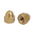thumbnail image 2 of 10pcs M6 Female Thread Nut DIN1587 Dome Cap Head Hex Brass Tone, 2 of 5