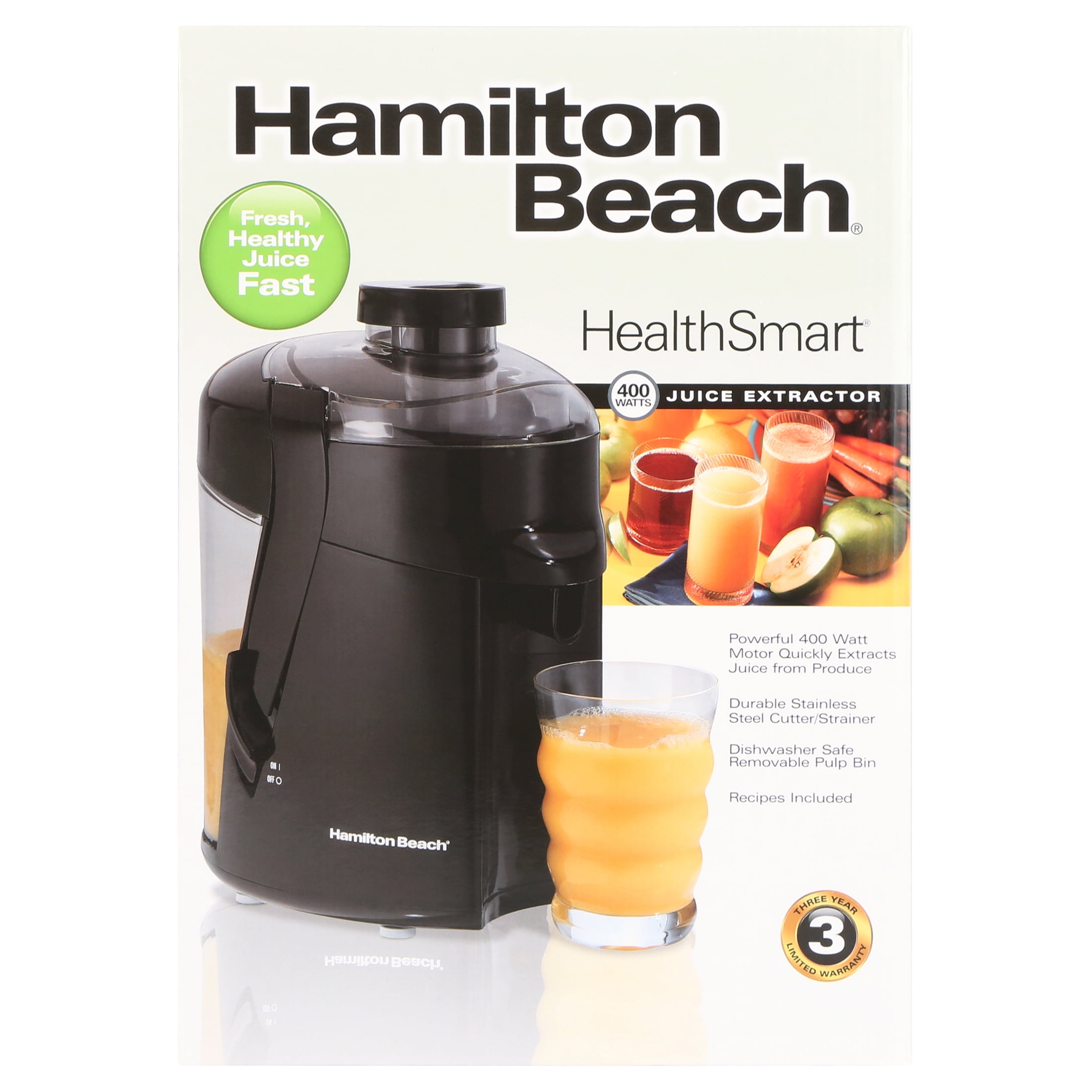 Hamilton beach healthsmart juice extractor hotsell