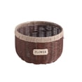 thumbnail image 2 of Rewenti Hand Woven Rattan Flower Basket Rustics Planter Pot For Succulents Orchid And Greeneries Decorative Flower Pot For Home And Garden, 2 of 6