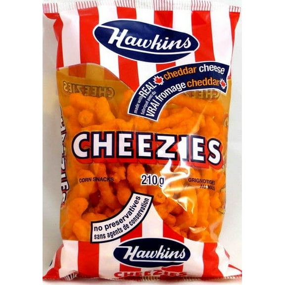 Hawkins Cheezies, 210g/7.4 oz