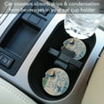 thumbnail image 5 of CounterArt "Live Laugh Love" 1 Pack Absorbent Stone Coaster for Vehicle Cup Holder 2.6” Diameter, 5 of 7