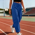 thumbnail image 7 of WRFWUL Womens Wide Leg Sweatpants Loose Fit Casual Lounge Pants Elastic Waist Drawstring with Pockets Fall Winter Cozy Joggers Trousers, 7 of 7