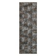 thumbnail image 2 of GlowSol 2' x 6' Hallway Runner Rug Modern Abstract Checkered Runner Rug Non-Slip Bedroom Floor Mat Home Decor Rugs for Laundry Room, Brown, 2 of 8