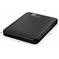 thumbnail image 4 of WD 1 To Éléments Stockage Portable USB 3.0 Modèle WDBUZG0010BKB-RESYN Noir, 4 of 5