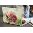 thumbnail image 4 of KSK KAISHEK Hard Case Shell Cover for Old Version MacBook Air 13 inchs 2017-2014/2013//2012/2011/2010 A1466 & A1369 + Black Keyboard Cover, Flower 1516, 4 of 5