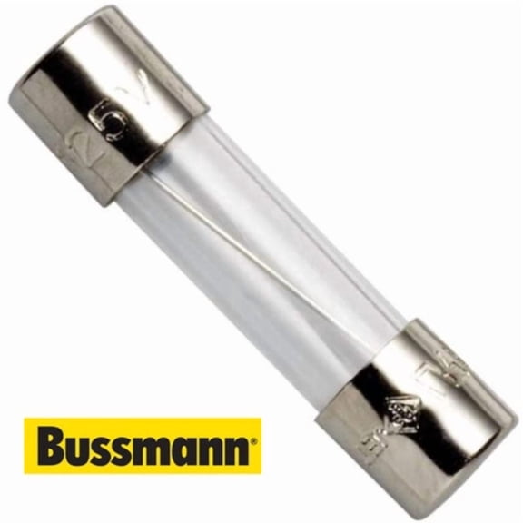Glass Fuse, 15A, 150A at 125V AC, 5 PK GMA-15-R