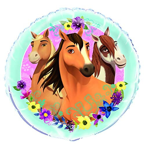 Mayflower Products Spirit Riding Free Birthday Party Supplies 16 Guest Decoration Kit And 43 Brown Horse Balloon Bouquet Walmart Com Walmart Com