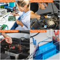 thumbnail image 2 of Alimentation DC Variable, 120V 3A Commutation Réglable Alimentation de Banc DC Réglable avec Mode de Charge Intelligent, Interface USB 18W, Bouton Encodeur de Précision (Noir), 2 of 6