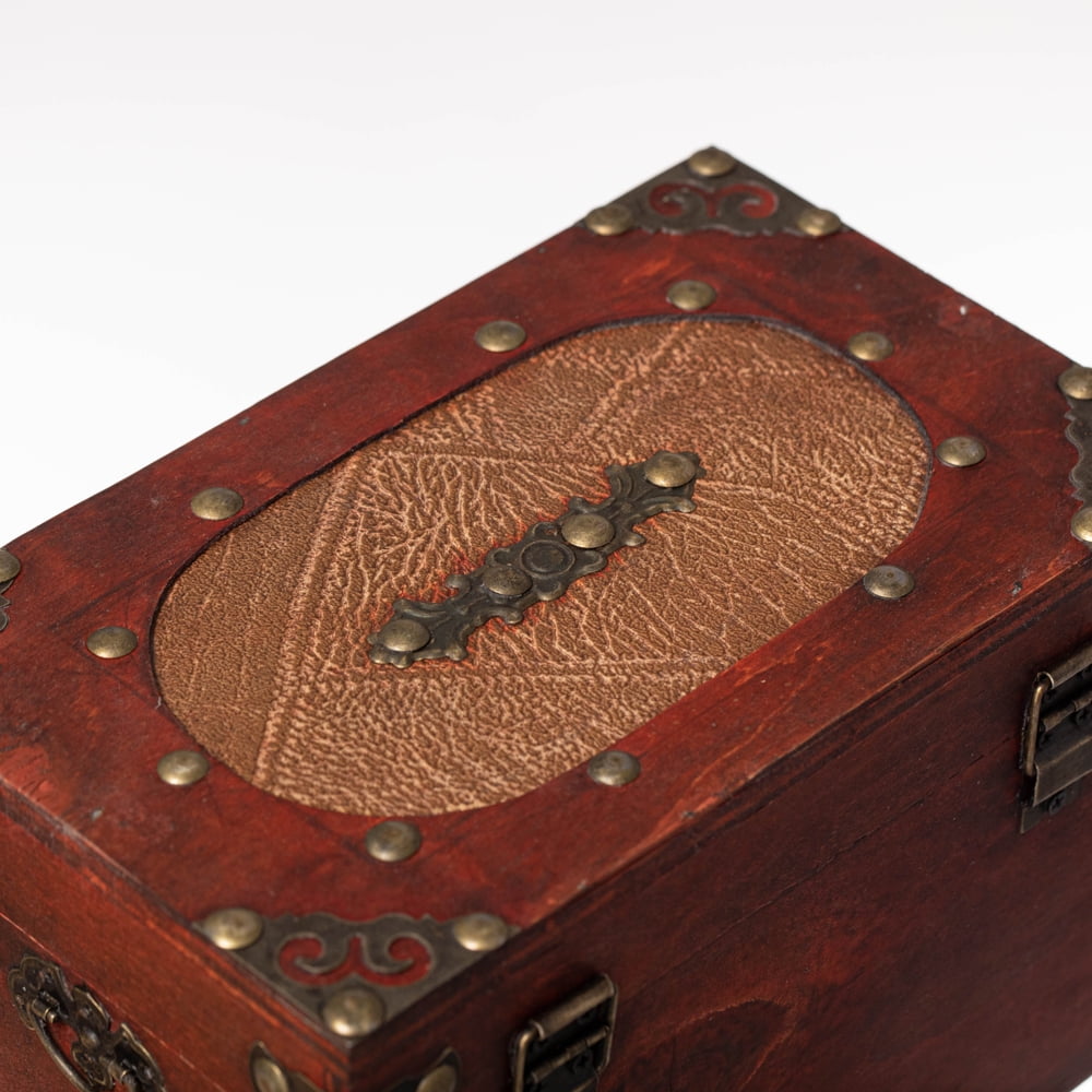 Antique wooden recipe card box