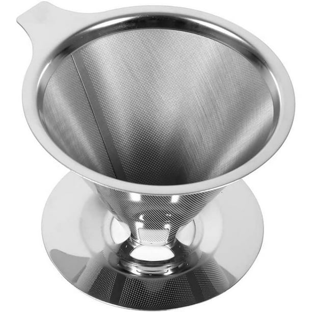 Reusable Coffee Filter Stainless Steel Brew Drip Coffee Filter Funnel