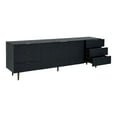 thumbnail image 3 of Moe's Home Collection Breu Contemporary Wood Sideboard in Black, 3 of 5