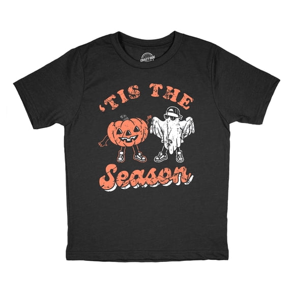 Youth Funny T Shirts Tis The Season Sarcastic Halloween Graphic Novelty Tee For Kids