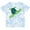 Tie Dye Blue, variant on Inktastic Sea Turtle with Swirls Boys or Girls Toddler T-Shirt