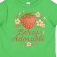 thumbnail image 4 of Inktastic Berry Adorable Strawberry Floral Design Boys or Girls Toddler T-Shirt, 4 of 5