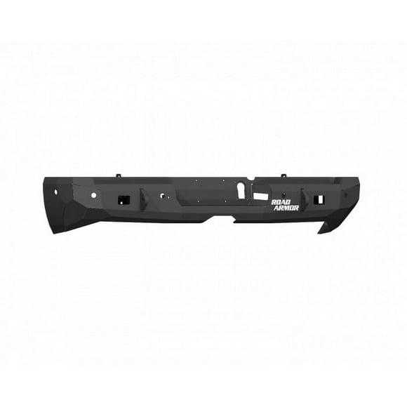 Road Armor Bumper 4192R0B Stealth; One Piece Design; Direct Fit; Mounting Hardware Included; With Sensor Cutouts; Without Winch Mount; With Shackle Mounts; With Cube Light Pods; Powder Coated