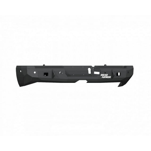 Road Armor Bumper 4192R0B Stealth; One Piece Design; Direct Fit; Mounting Hardware Included; With Sensor Cutouts; Without Winch Mount; With Shackle Mounts; With Cube Light Pods; Powder Coated