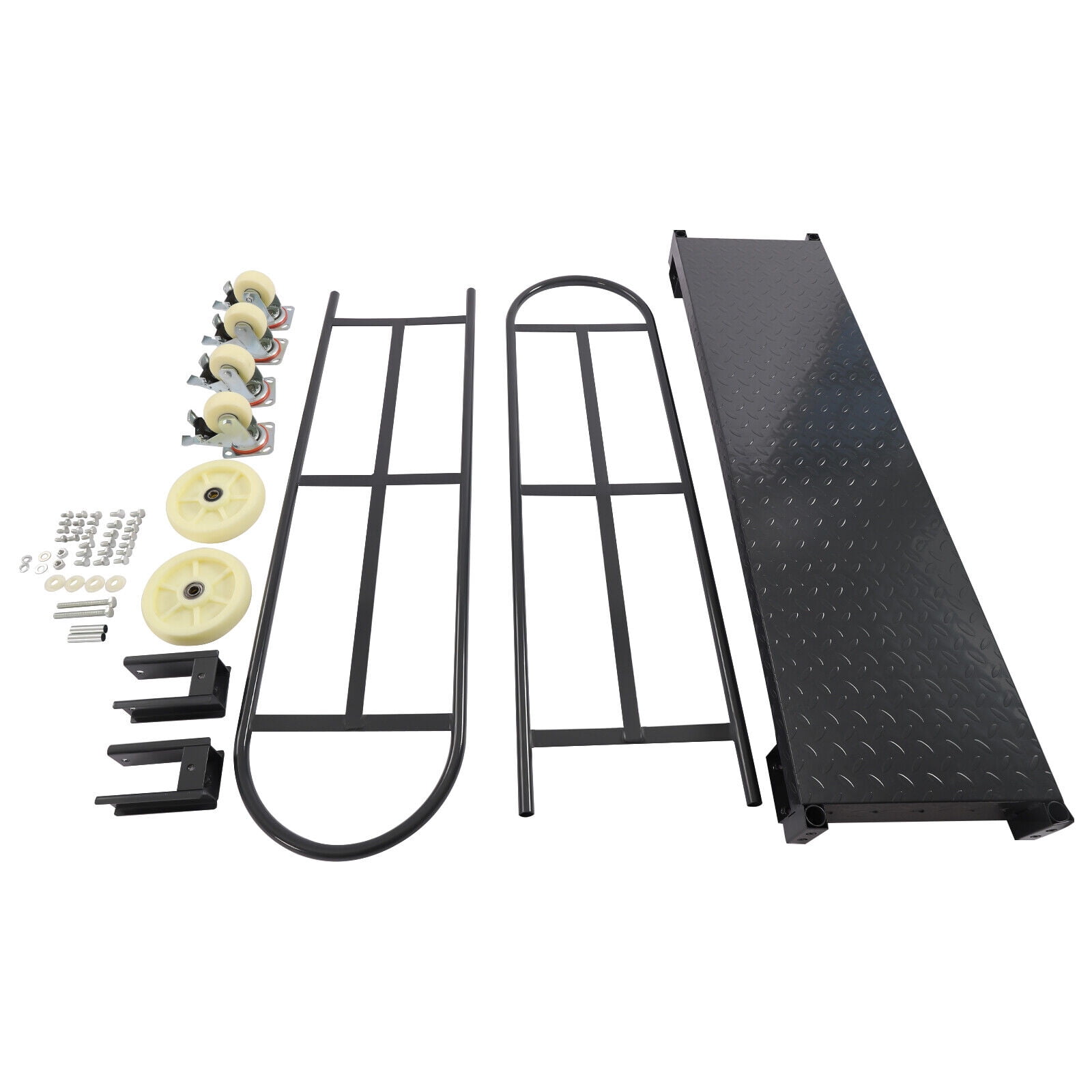 2000lbs Heavy Duty Steel Dolly U-Boat Utility Material Cart Platform Hand Truck