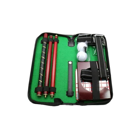- Posma GSP020WD1 Portable Golf Putting Trainer Gift Set for Indoor Outdoor Putter Practice w/ Putting Alignment Mirror