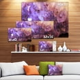 thumbnail image 3 of Purple White Natural Amethyst Geode - Large Abstract Canvas Artwork, 3 of 4