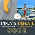 thumbnail image 4 of Solstice 10' x 8' Inflatable Floating Dock Rafting Platform w/Pump and Bag, 4 of 11
