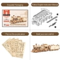thumbnail image 4 of Puzzle de madera 3D ROKR Mechanical Train modelo Prime Steam, 4 of 6